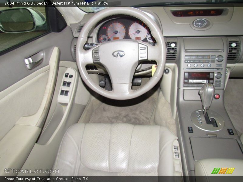 Desert Platinum Metallic / Willow 2004 Infiniti G 35 Sedan