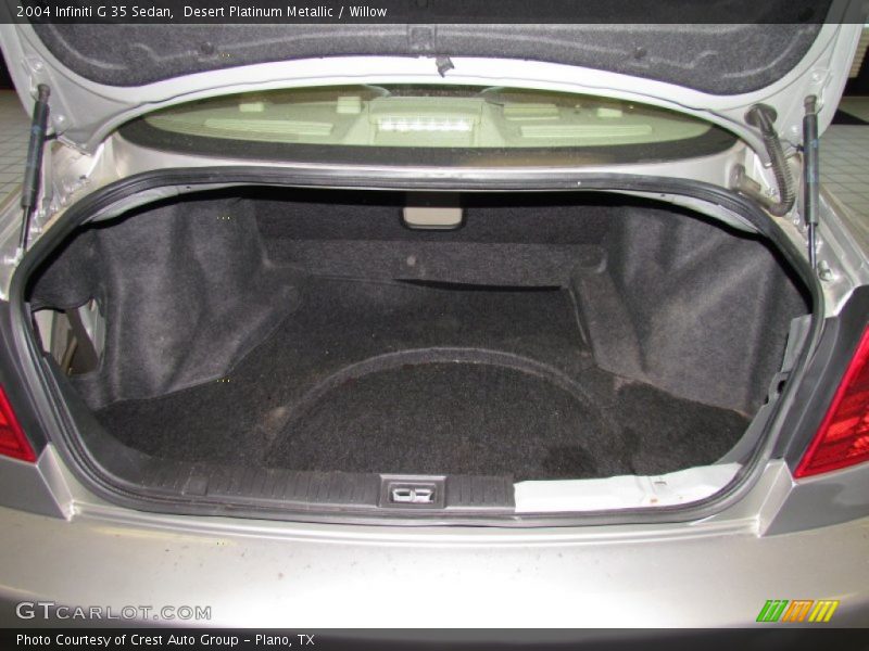 Desert Platinum Metallic / Willow 2004 Infiniti G 35 Sedan