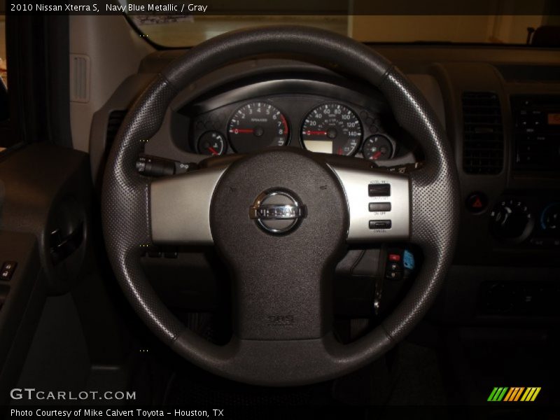 Navy Blue Metallic / Gray 2010 Nissan Xterra S