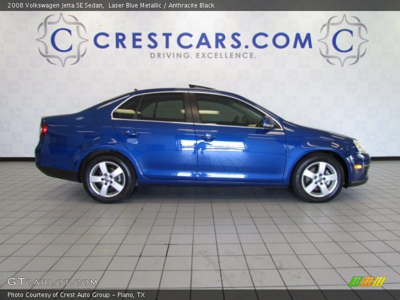 Laser Blue Metallic / Anthracite Black 2008 Volkswagen Jetta SE Sedan