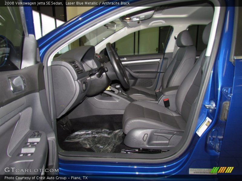 Laser Blue Metallic / Anthracite Black 2008 Volkswagen Jetta SE Sedan