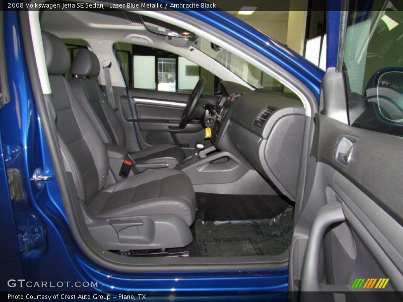 Laser Blue Metallic / Anthracite Black 2008 Volkswagen Jetta SE Sedan