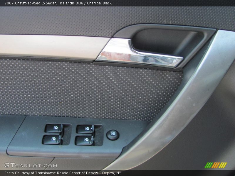 Icelandic Blue / Charcoal Black 2007 Chevrolet Aveo LS Sedan