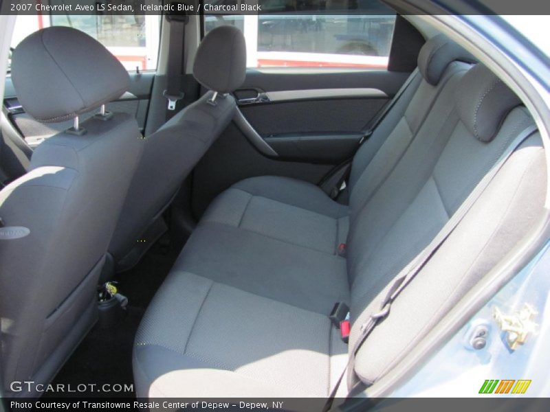 Icelandic Blue / Charcoal Black 2007 Chevrolet Aveo LS Sedan