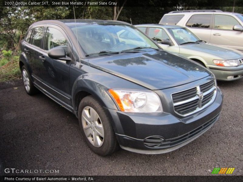 Steel Blue Metallic / Pastel Slate Gray 2007 Dodge Caliber SXT