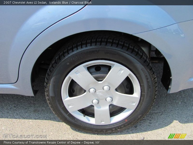 Icelandic Blue / Charcoal Black 2007 Chevrolet Aveo LS Sedan