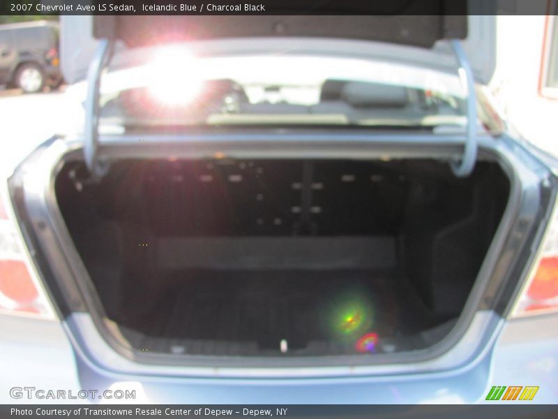 Icelandic Blue / Charcoal Black 2007 Chevrolet Aveo LS Sedan