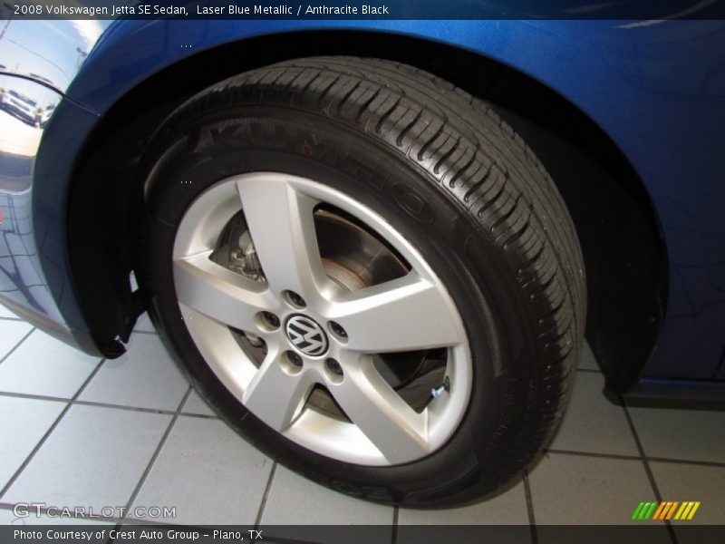 Laser Blue Metallic / Anthracite Black 2008 Volkswagen Jetta SE Sedan