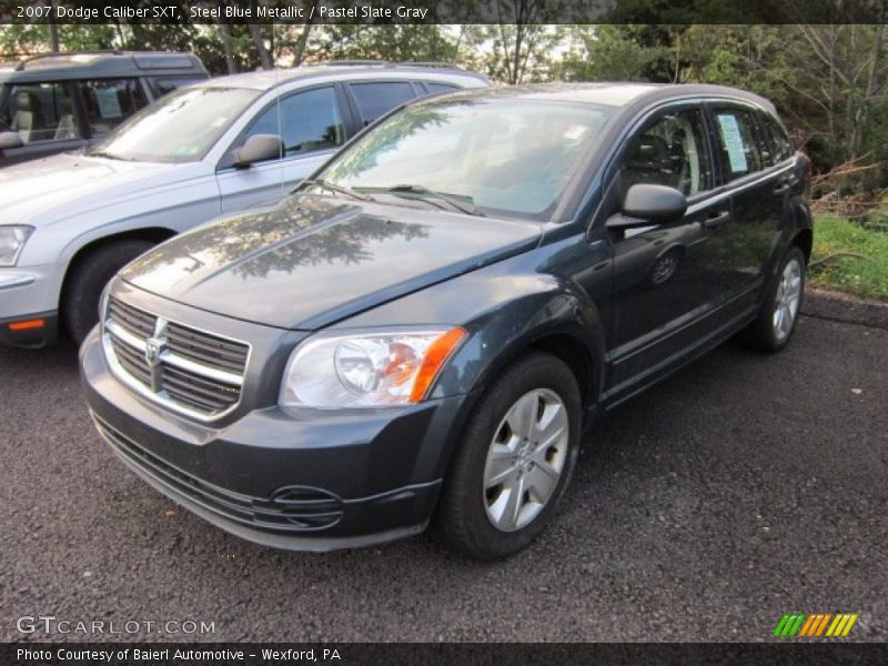 Steel Blue Metallic / Pastel Slate Gray 2007 Dodge Caliber SXT
