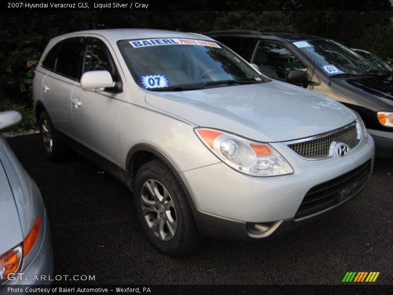 Liquid Silver / Gray 2007 Hyundai Veracruz GLS
