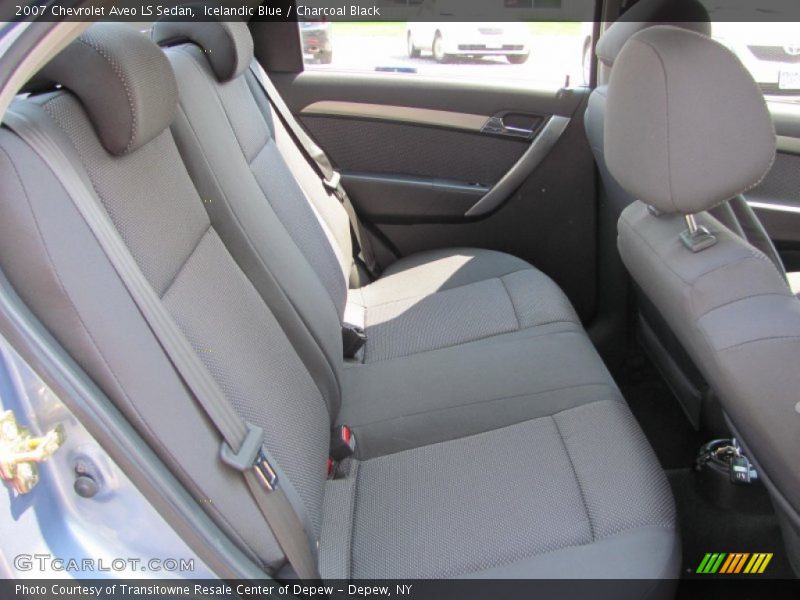 Icelandic Blue / Charcoal Black 2007 Chevrolet Aveo LS Sedan
