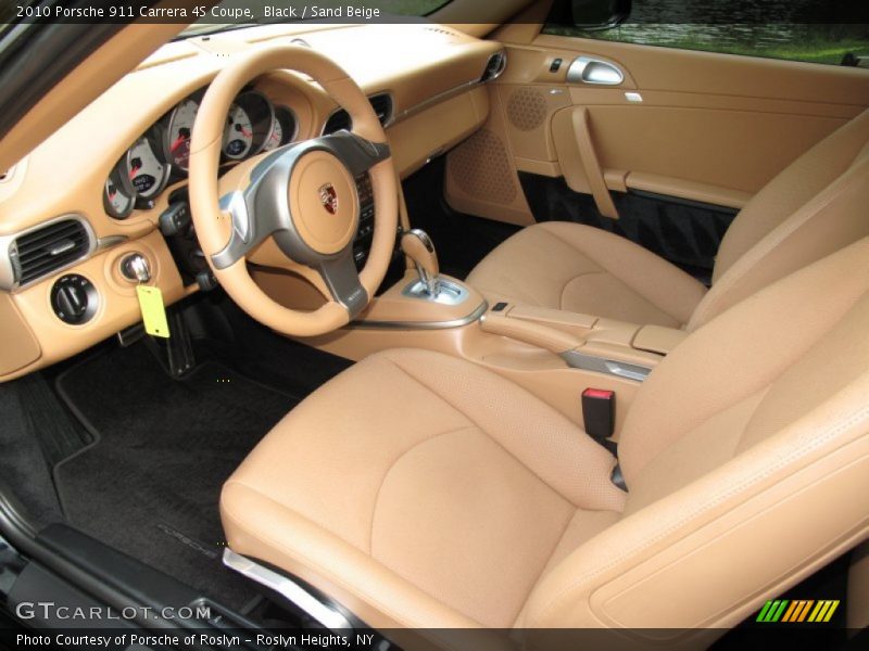 Black / Sand Beige 2010 Porsche 911 Carrera 4S Coupe