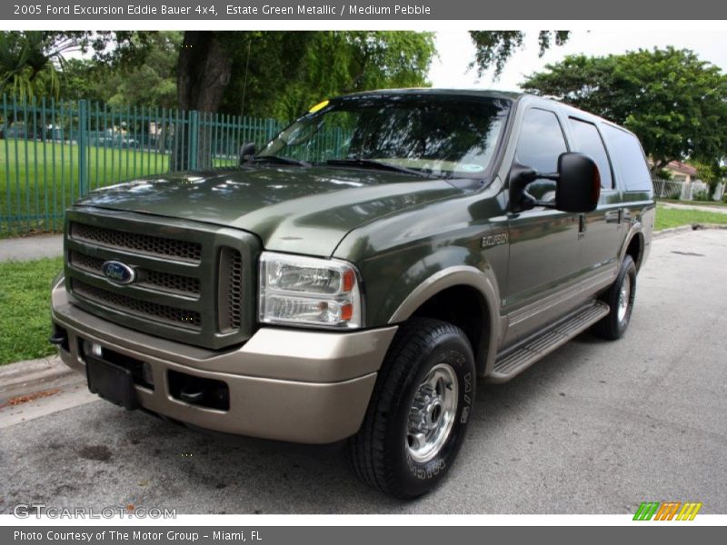 Estate Green Metallic / Medium Pebble 2005 Ford Excursion Eddie Bauer 4x4