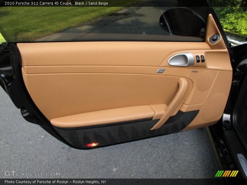 Black / Sand Beige 2010 Porsche 911 Carrera 4S Coupe