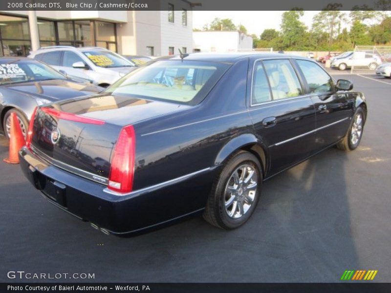 Blue Chip / Cashmere/Cocoa 2008 Cadillac DTS