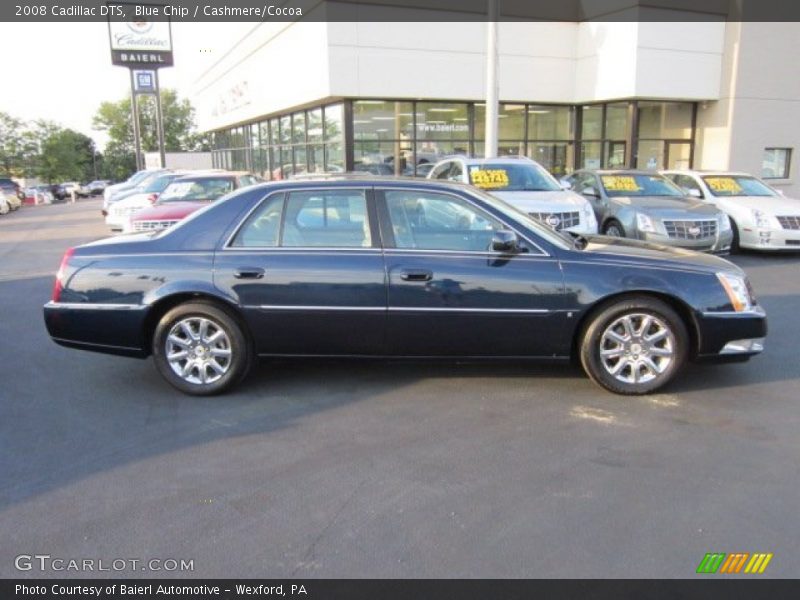 Blue Chip / Cashmere/Cocoa 2008 Cadillac DTS