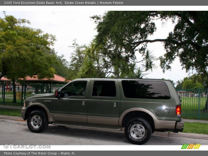 Estate Green Metallic / Medium Pebble 2005 Ford Excursion Eddie Bauer 4x4