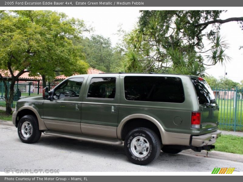 Estate Green Metallic / Medium Pebble 2005 Ford Excursion Eddie Bauer 4x4