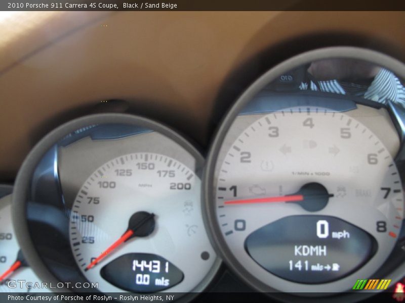 Black / Sand Beige 2010 Porsche 911 Carrera 4S Coupe