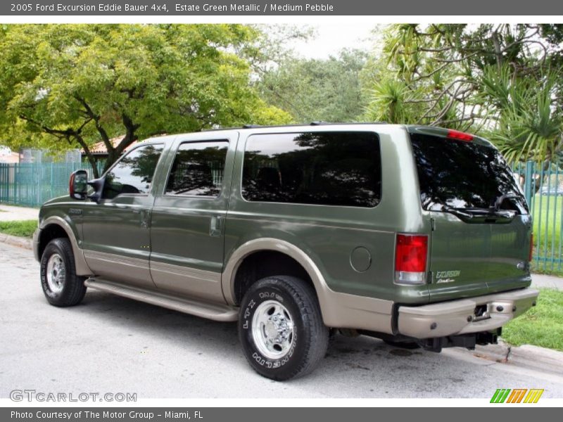 Estate Green Metallic / Medium Pebble 2005 Ford Excursion Eddie Bauer 4x4