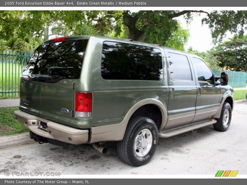 Estate Green Metallic / Medium Pebble 2005 Ford Excursion Eddie Bauer 4x4