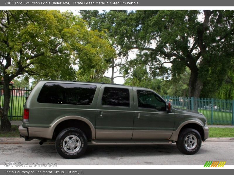 Estate Green Metallic / Medium Pebble 2005 Ford Excursion Eddie Bauer 4x4