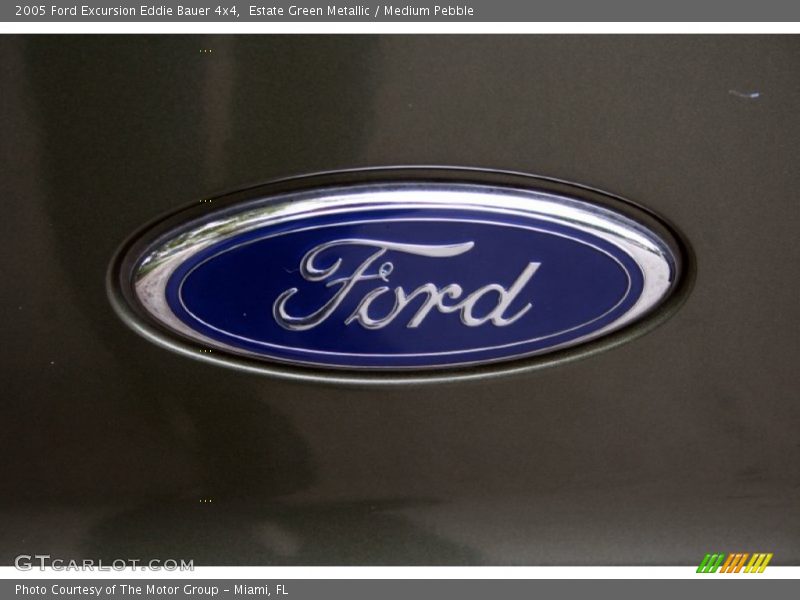 Estate Green Metallic / Medium Pebble 2005 Ford Excursion Eddie Bauer 4x4