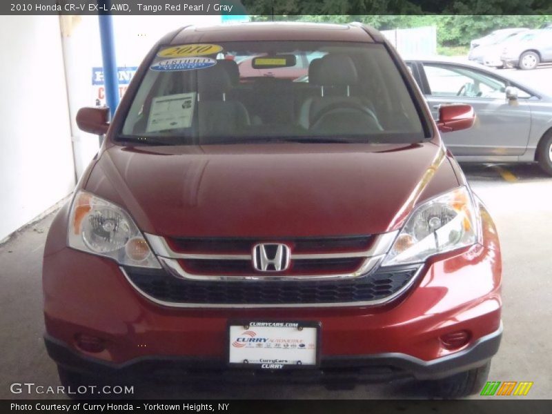 Tango Red Pearl / Gray 2010 Honda CR-V EX-L AWD