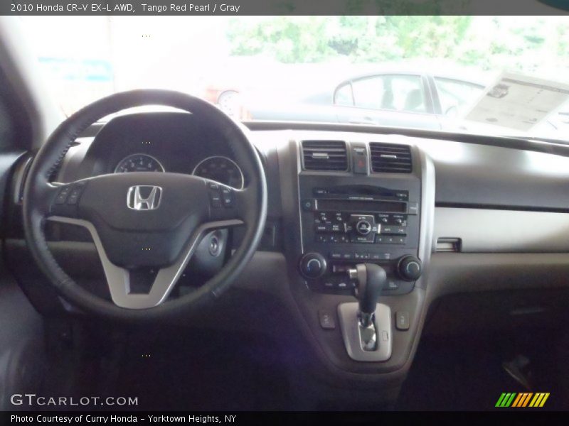Tango Red Pearl / Gray 2010 Honda CR-V EX-L AWD