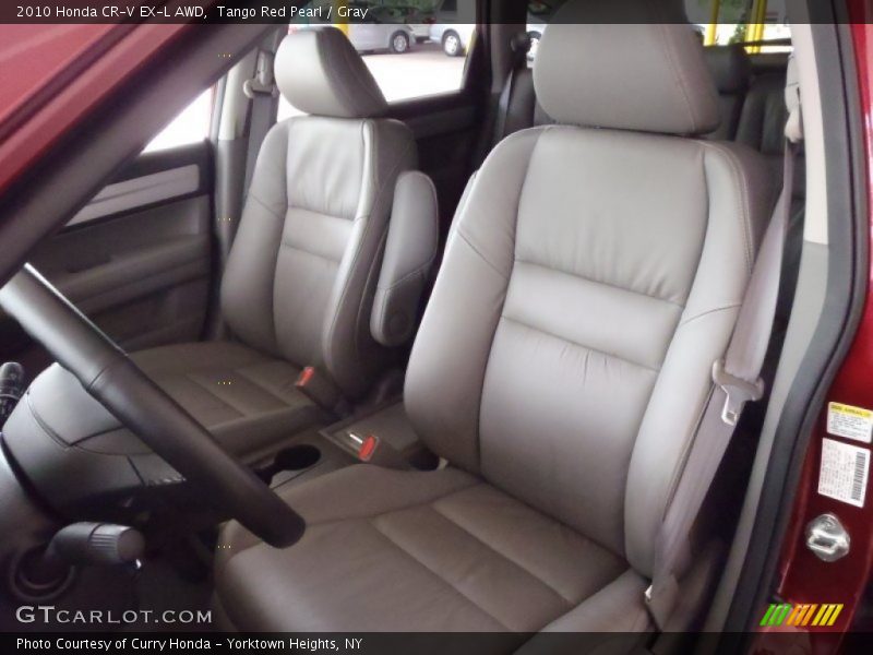 Tango Red Pearl / Gray 2010 Honda CR-V EX-L AWD