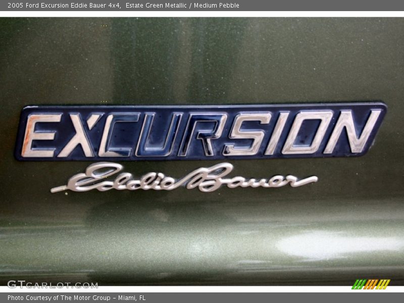 Estate Green Metallic / Medium Pebble 2005 Ford Excursion Eddie Bauer 4x4