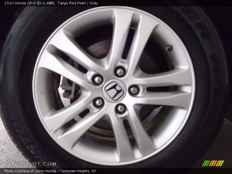 Tango Red Pearl / Gray 2010 Honda CR-V EX-L AWD