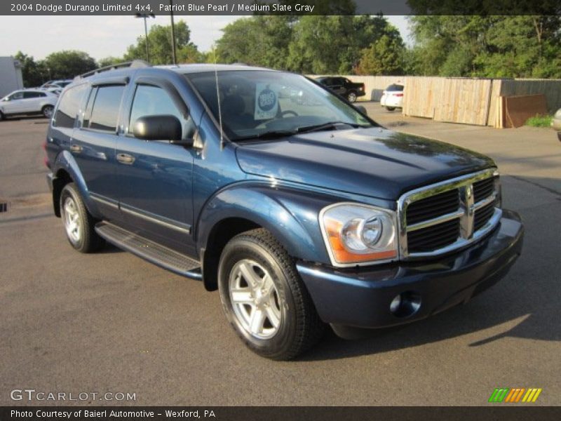 Patriot Blue Pearl / Medium Slate Gray 2004 Dodge Durango Limited 4x4