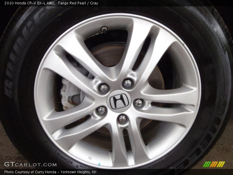 Tango Red Pearl / Gray 2010 Honda CR-V EX-L AWD