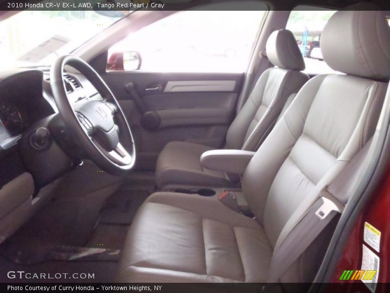 Tango Red Pearl / Gray 2010 Honda CR-V EX-L AWD