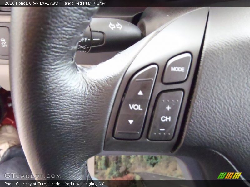 Tango Red Pearl / Gray 2010 Honda CR-V EX-L AWD