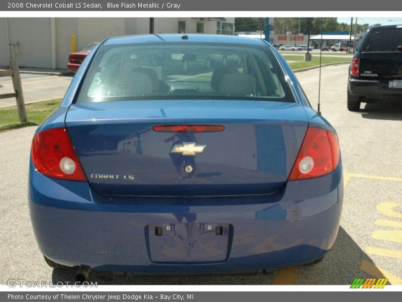Blue Flash Metallic / Gray 2008 Chevrolet Cobalt LS Sedan