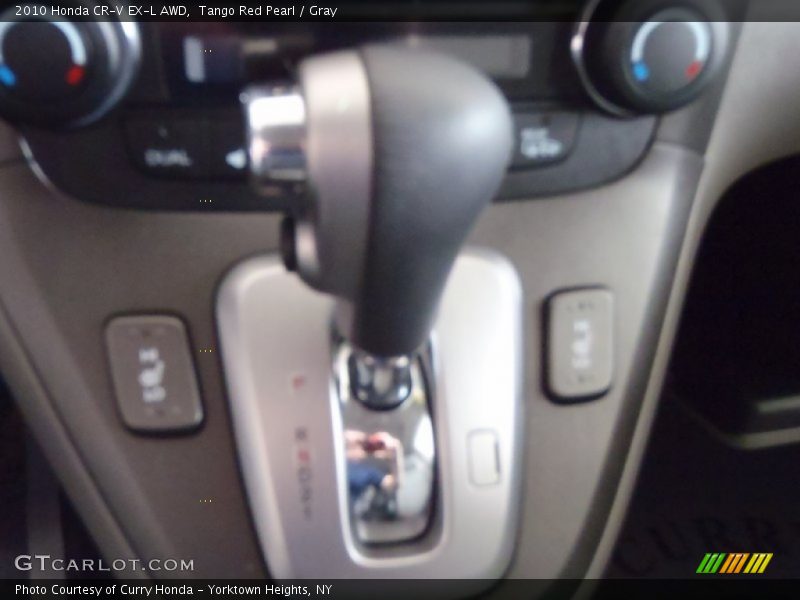 Tango Red Pearl / Gray 2010 Honda CR-V EX-L AWD