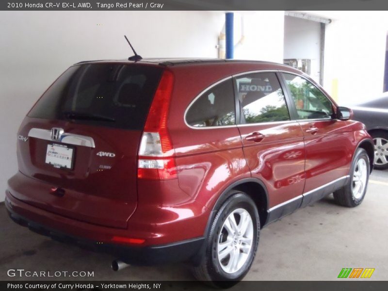 Tango Red Pearl / Gray 2010 Honda CR-V EX-L AWD