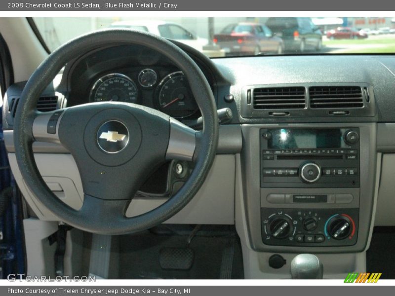 Blue Flash Metallic / Gray 2008 Chevrolet Cobalt LS Sedan