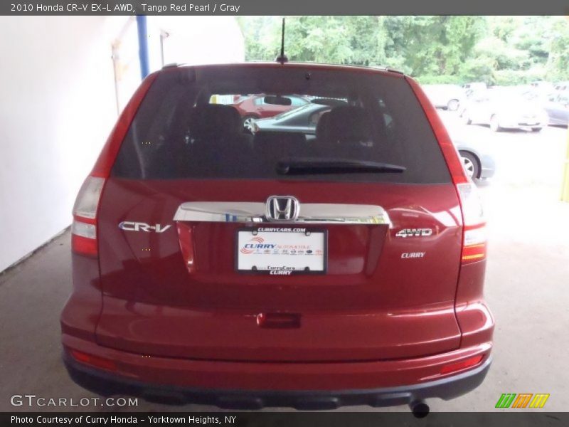 Tango Red Pearl / Gray 2010 Honda CR-V EX-L AWD