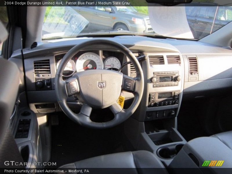 Patriot Blue Pearl / Medium Slate Gray 2004 Dodge Durango Limited 4x4