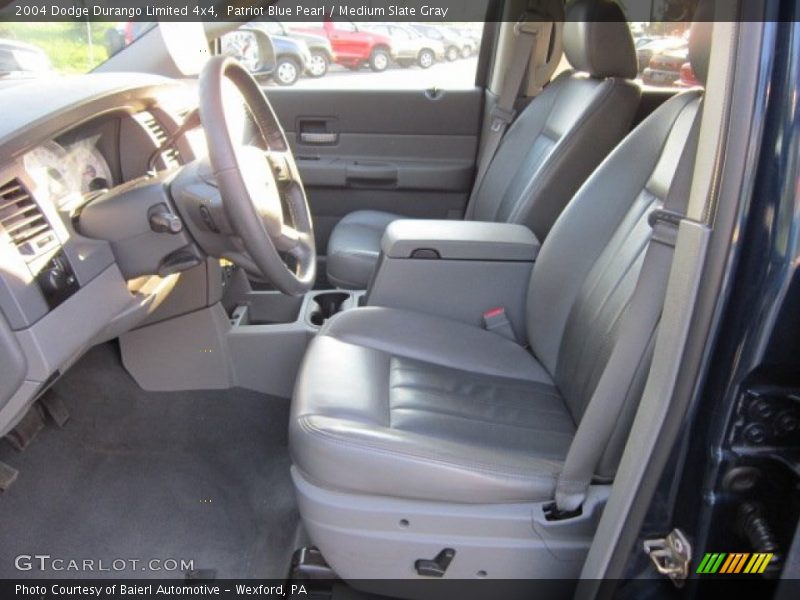 Patriot Blue Pearl / Medium Slate Gray 2004 Dodge Durango Limited 4x4