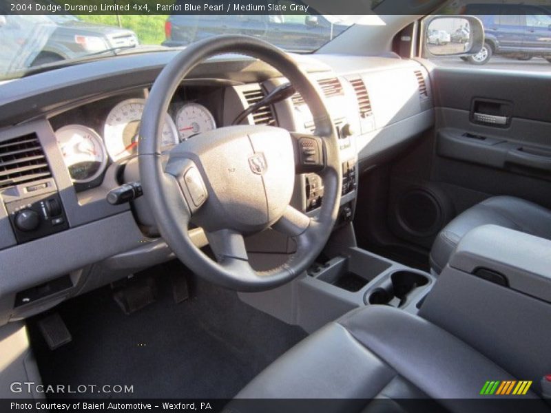 Patriot Blue Pearl / Medium Slate Gray 2004 Dodge Durango Limited 4x4