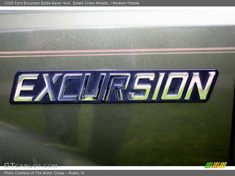 Estate Green Metallic / Medium Pebble 2005 Ford Excursion Eddie Bauer 4x4