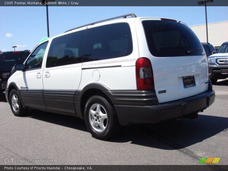 Summit White / Gray 2005 Pontiac Montana