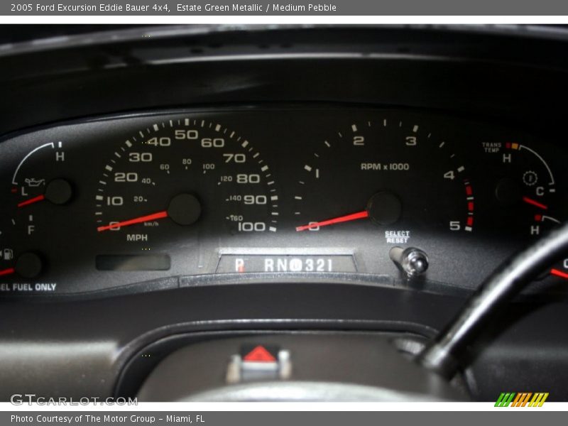 Estate Green Metallic / Medium Pebble 2005 Ford Excursion Eddie Bauer 4x4