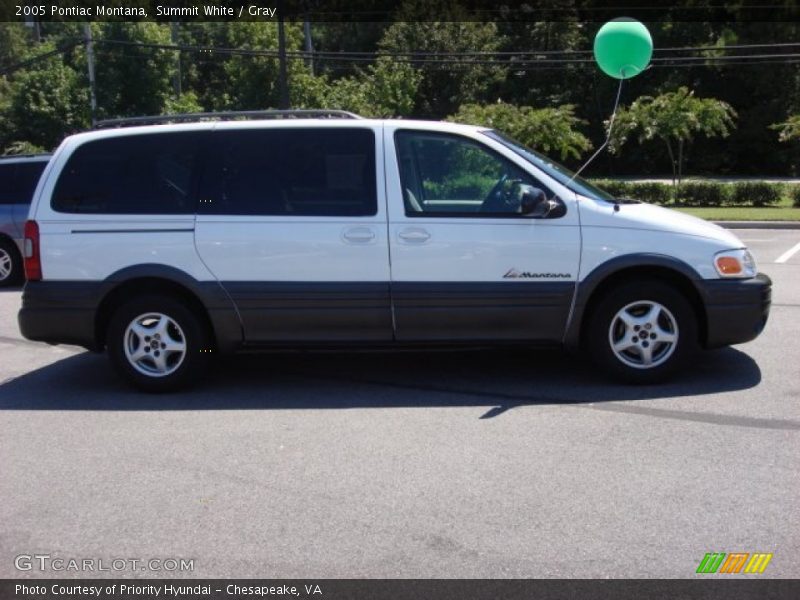 Summit White / Gray 2005 Pontiac Montana