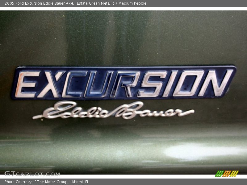 Estate Green Metallic / Medium Pebble 2005 Ford Excursion Eddie Bauer 4x4
