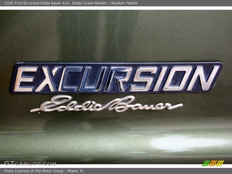 Estate Green Metallic / Medium Pebble 2005 Ford Excursion Eddie Bauer 4x4